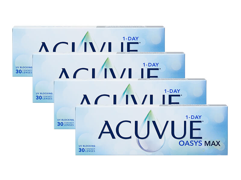 ACUVUE OASYS MAX 1-DAY 4-Boxes (120 Pack)